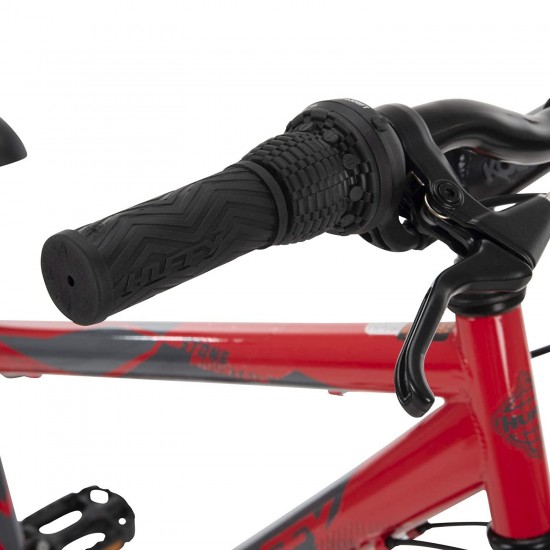 Hardtail Mountain Bike, Stone Mountain 24-26 inch 21-Speed, Lightweight, Gloss Red (74808)