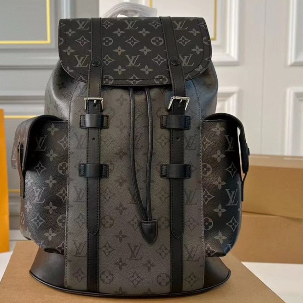 Louis Vuitton Christopher Backpack Black 34Cm