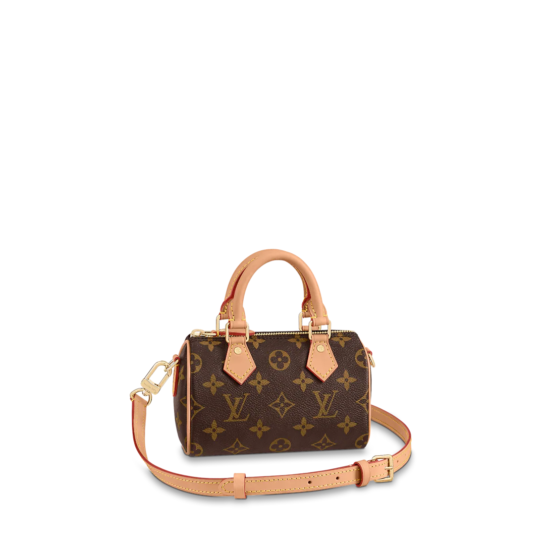 Louis Vuitton Nano Speedy Beige 16Cm