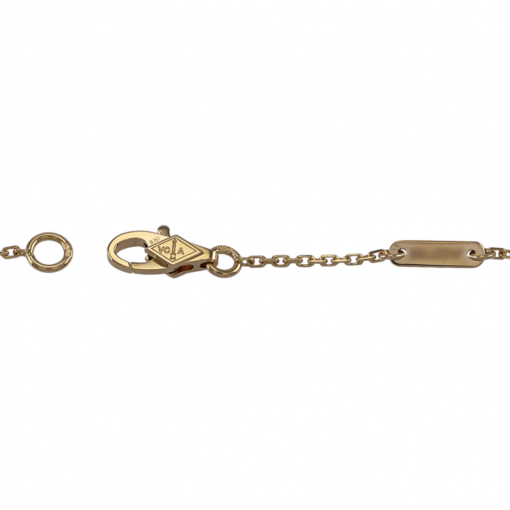 Van Cleef & Arpels Frivole Necklace 18K Yellow Gold Diamond VCARP0J100