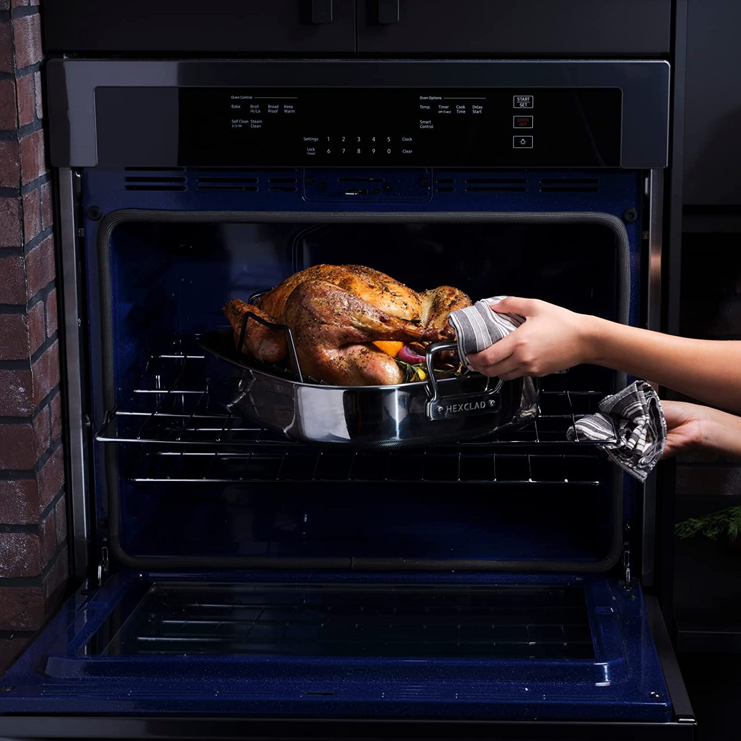 HexClad Non Stick Induction Compatible Stainless