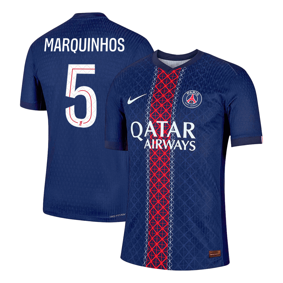 MARQUINHOS #5 PSG Home Player Version Jersey 2025/26