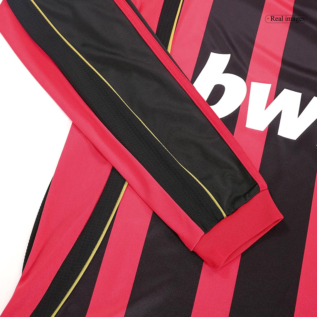 Retro Soccer Jersey MALDINI #3 AC Milan Home Long Sleeve 2006/07