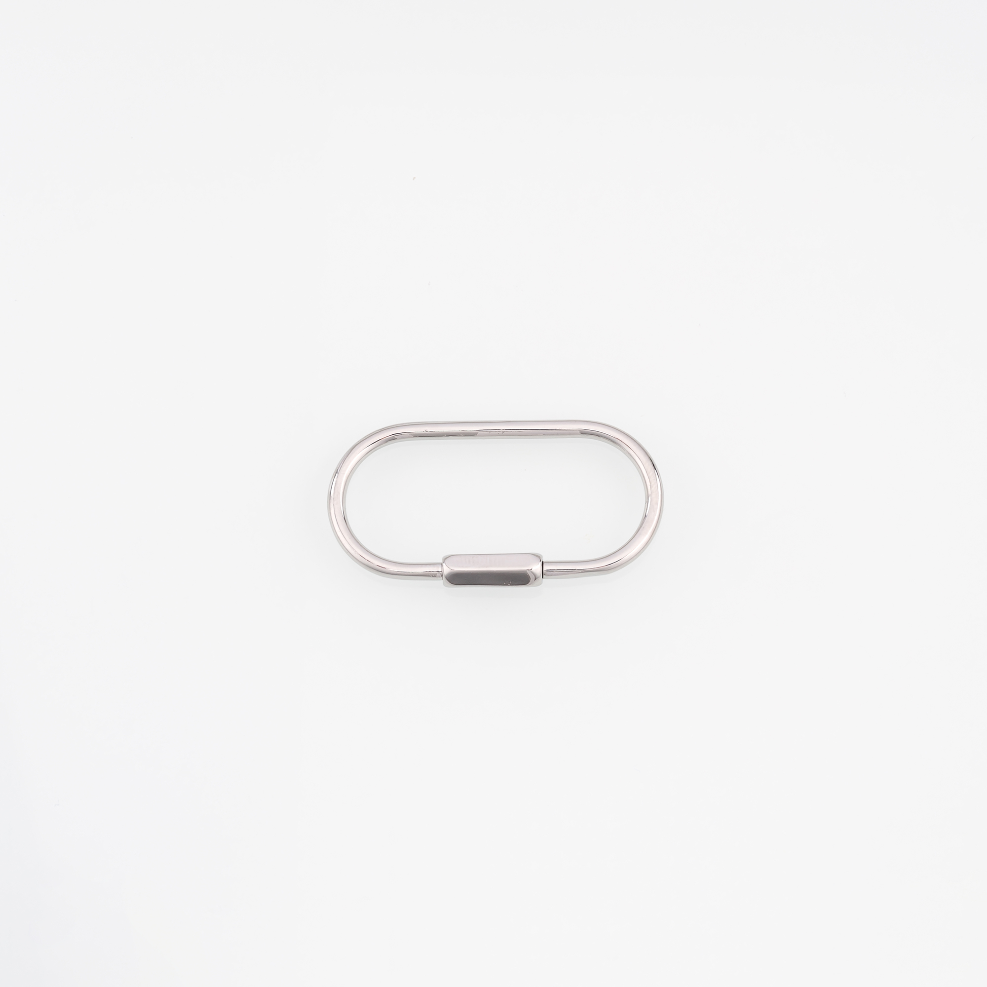 18K Gold Filled Oval Carabiner Clips,Dainty Screw Clasp Lock for DIY Jewelry Finding Necklace Bracelet