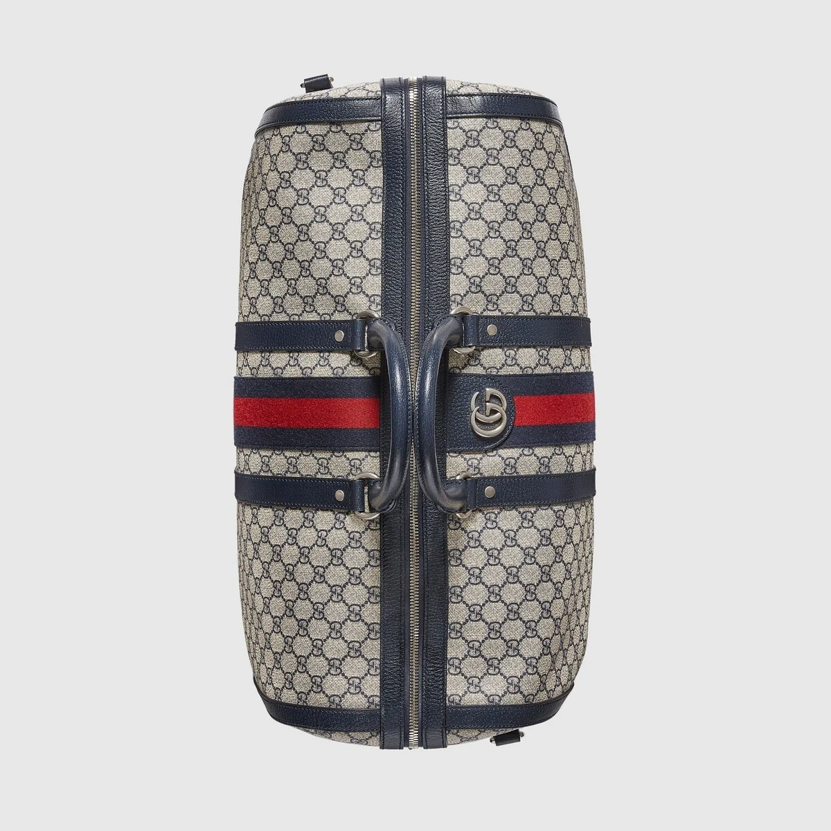 Gucci GG Supreme Canvas Large Savoy Duffle Bag - Blue