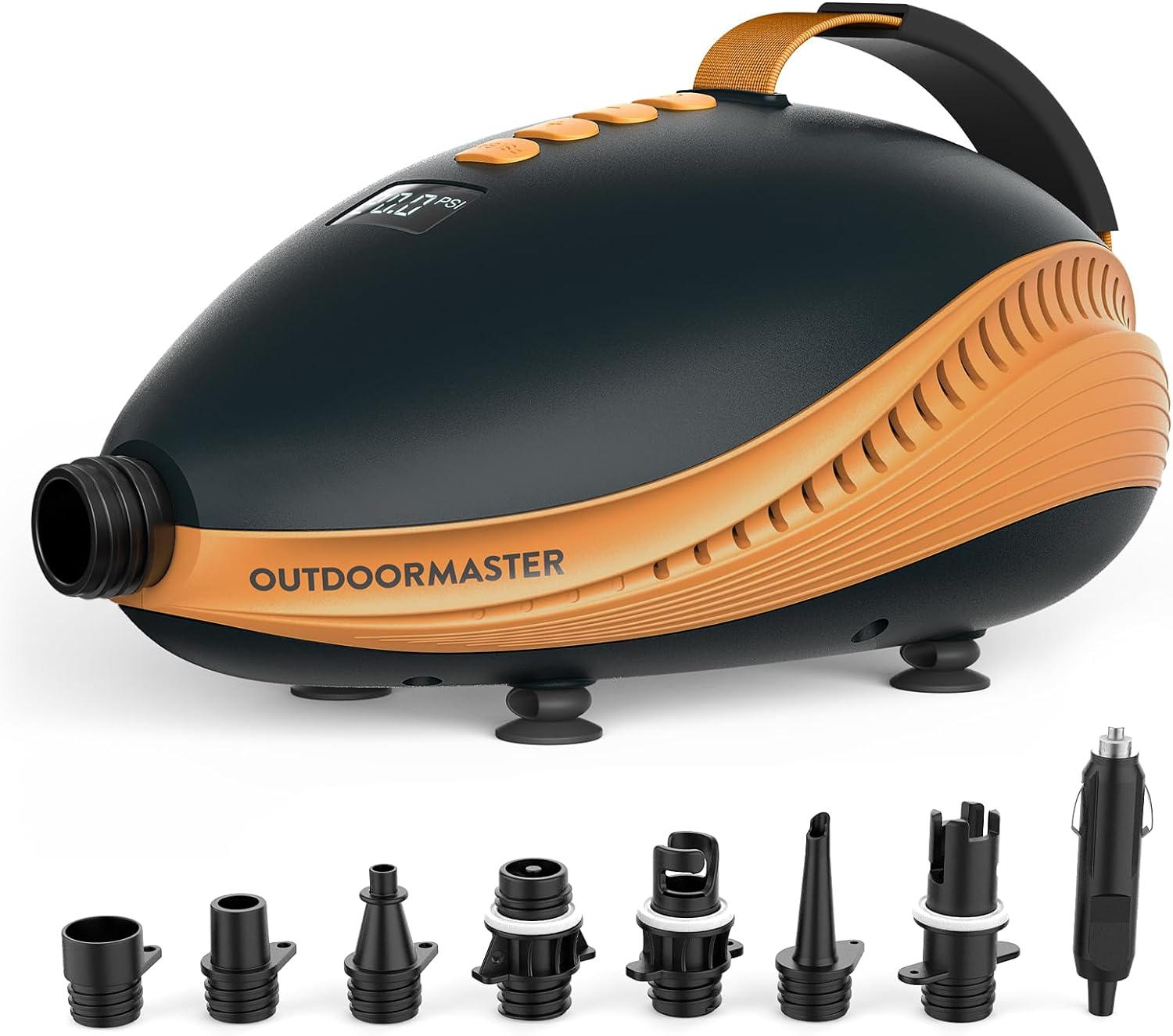 High Pressure Paddle Board Pump Electric Dolphin -Quick Portable SUP Air Pump,Auto-Off &12V DC Car Connector Electric Pump for Inflatable Stand up Paddle Boards,Boats,Inflators