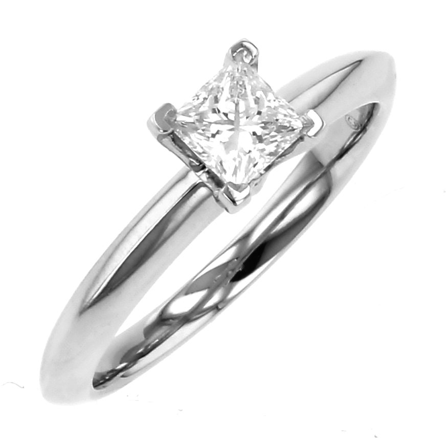 Tiffany & Co. Tiffany Platinum Diamond Ring PT950