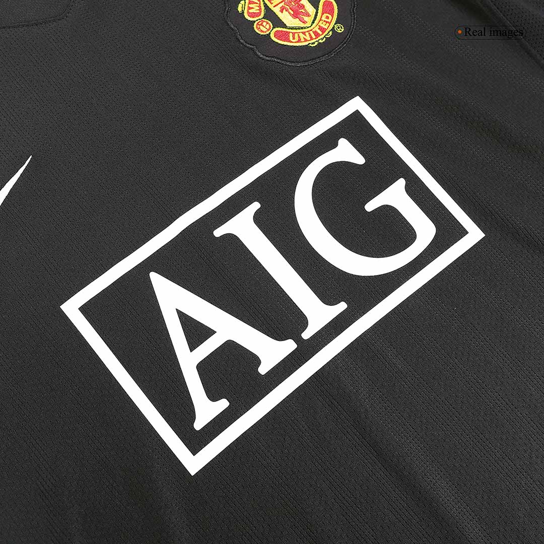 Retro Soccer Jersey Manchester United Away Long Sleeve 2007/08