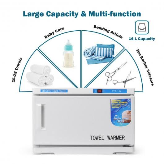 2 in 1 Hot Towel Warmer Cabinet UV Sterilizer