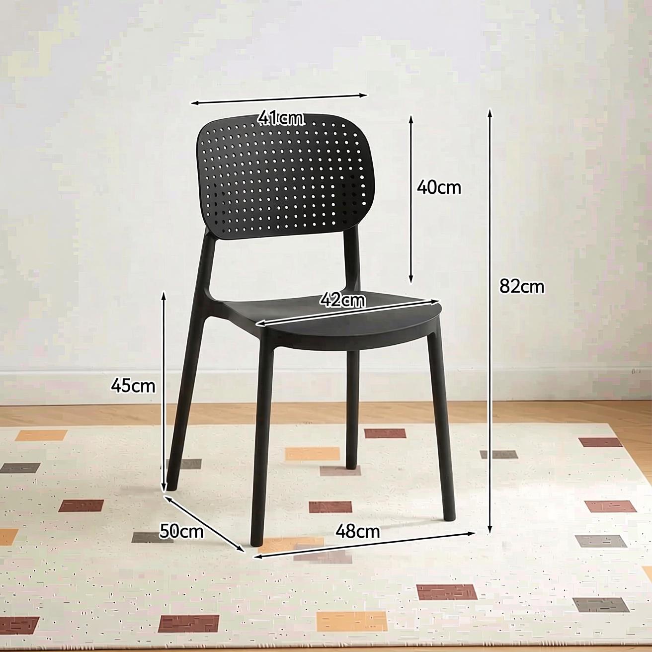 Dining Chair Kerusi Plastik Kerusi Makan Balcony Chair Garden Chair Backrest Chair