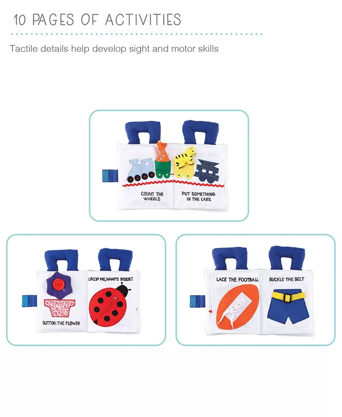 The Peanutshell Quiet Book Blue