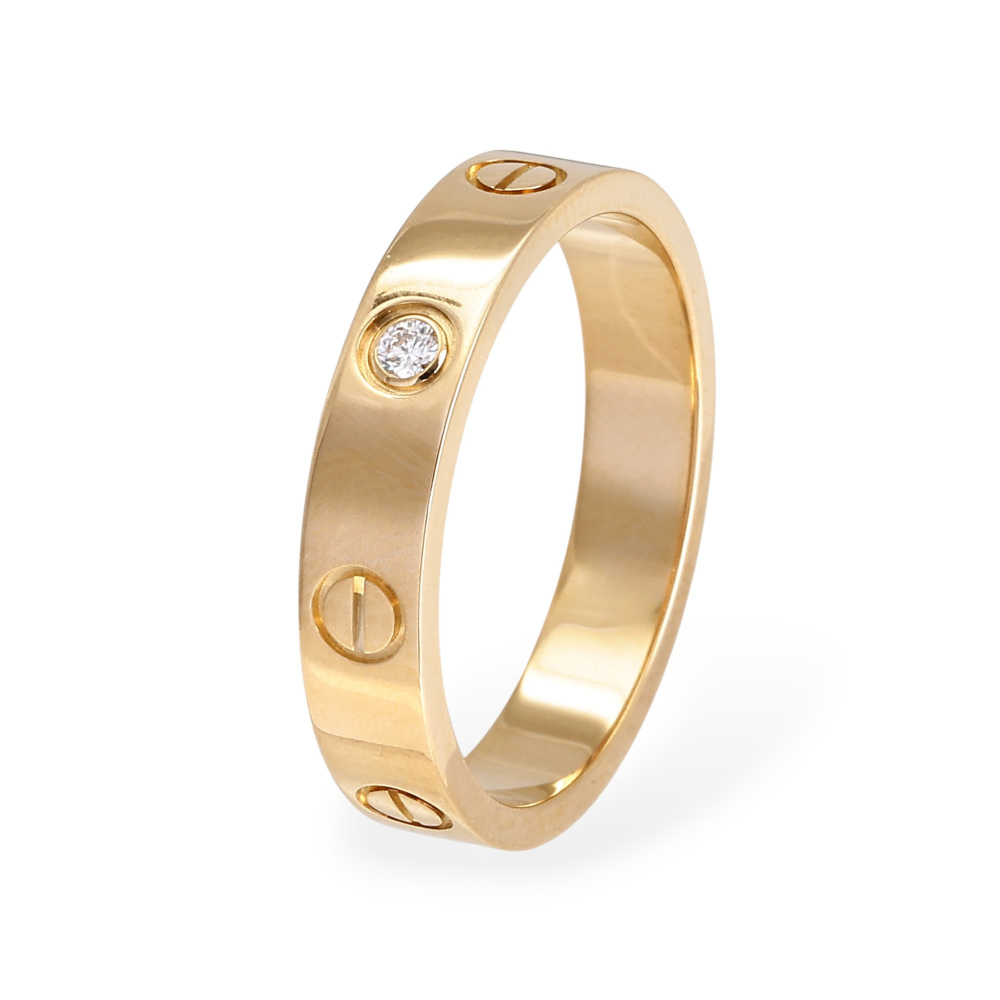 Cartier Love Ring 18K Yellow Gold Diamond B4056100