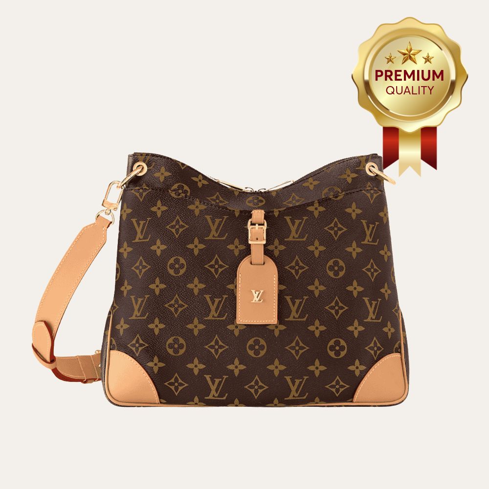 [Premium Quality] – Louis Vuitton Odéon MM Monogram Natural 12.2 Inches M45355