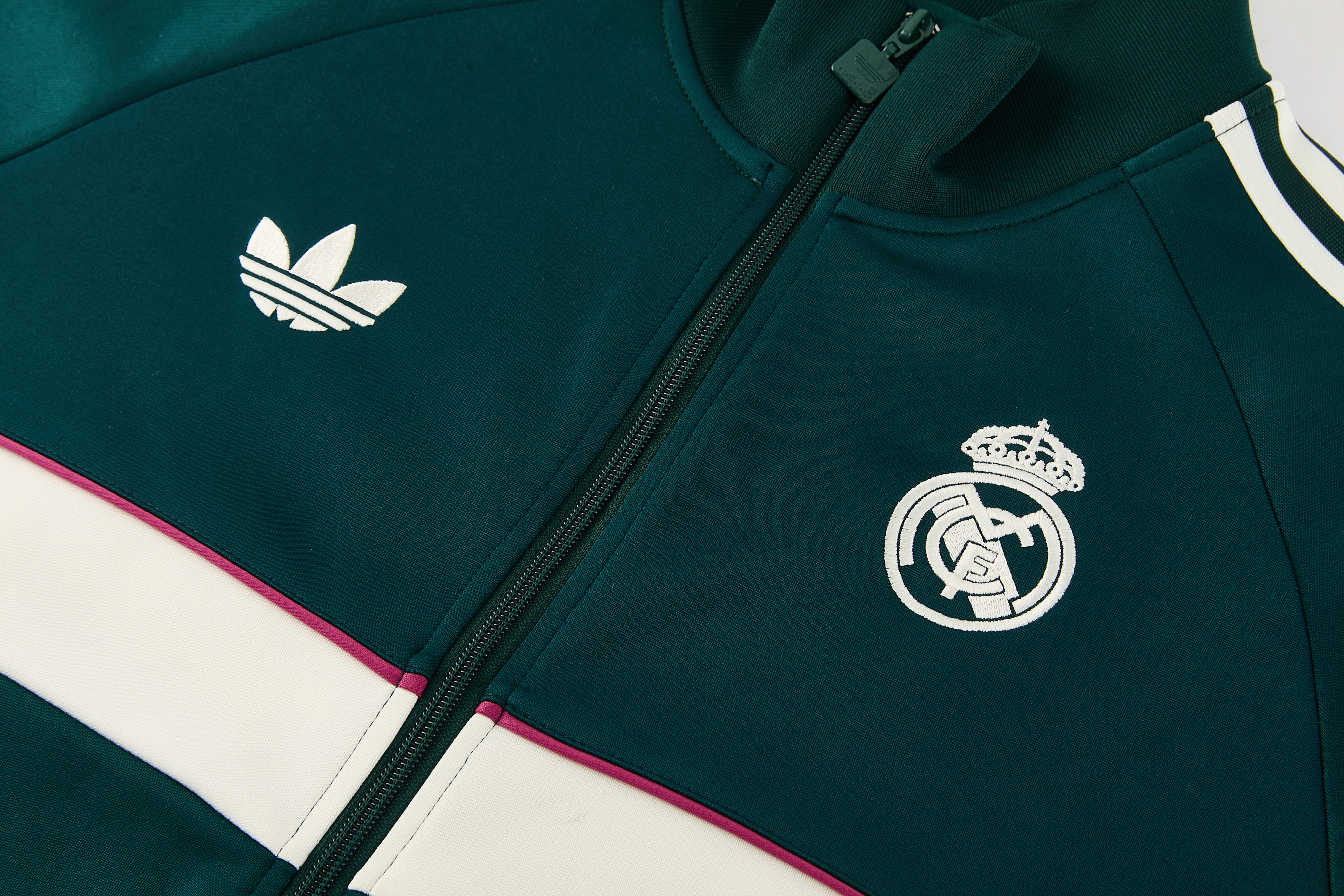Real Madrid 26/27 Training Suit Full Zipper Dark Green