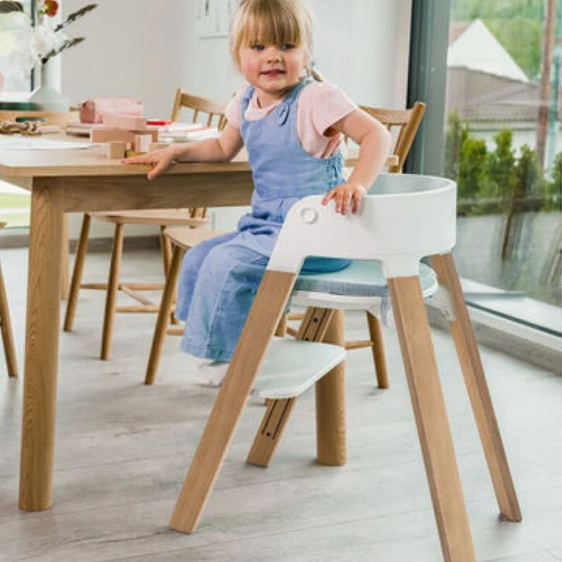 2026 Stokke Steps Adjustable High Chair – Modern Scandinavian Design, Ergonomic & Tool-Free Adjustment, Holds Up to 187 lbs
