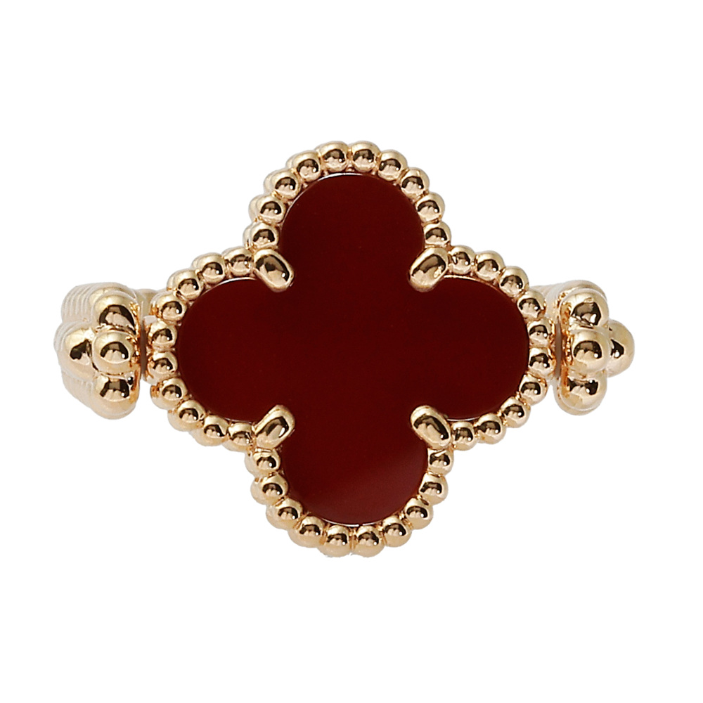 Van Cleef & Arpels Vintage Alhambra Ring 18K Rose Gold VCARP7U500