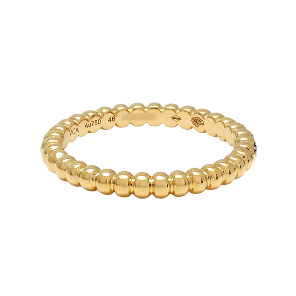 Van Cleef & Arpels Perlet Gold Pearl Ring 18K Yellow Gold VCARN95Q00