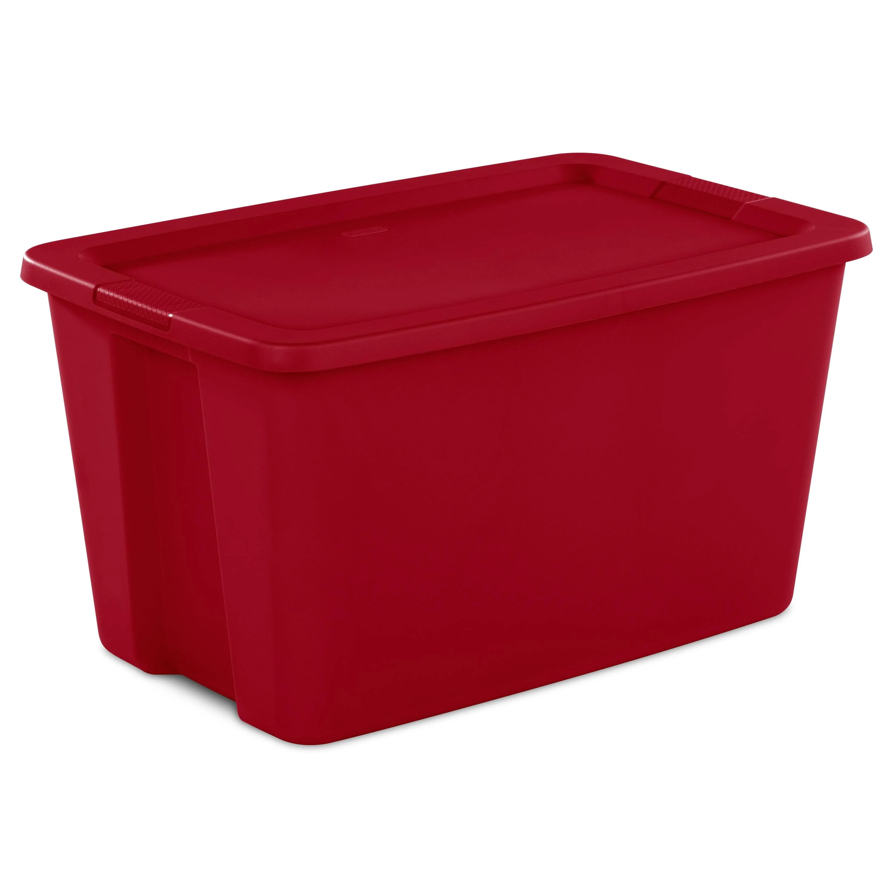Sterilite Plastic Infra Tote Box - Red - 30 Gal