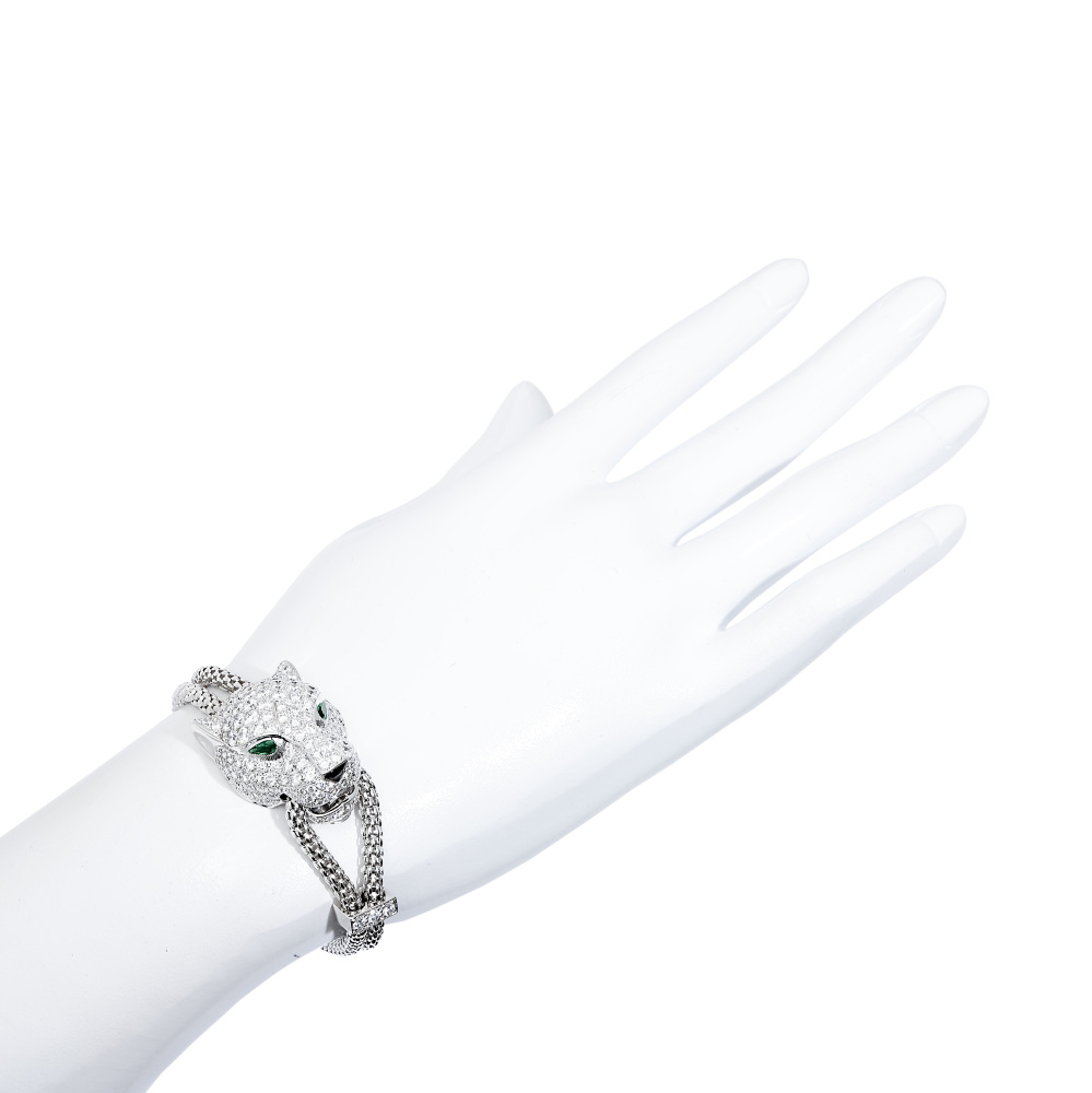 Cartier Panthère Bracelet 18K White Gold N6700400