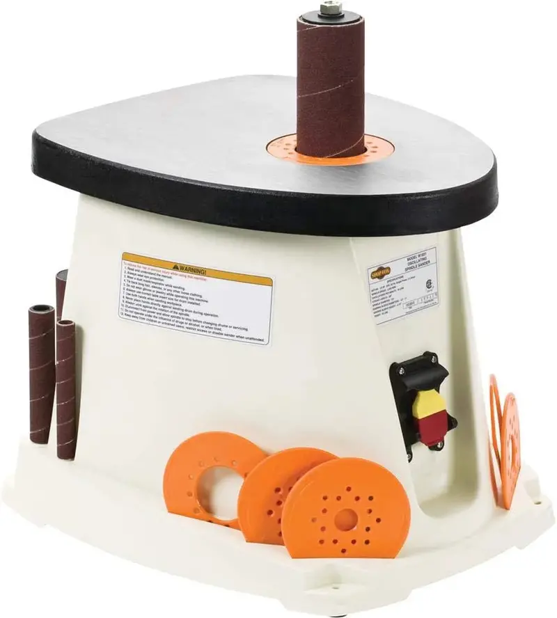 W1831 1/2 HP Oscillating Spindle Sander – Precision Woodworking Tool for Contoured Sanding Tasks