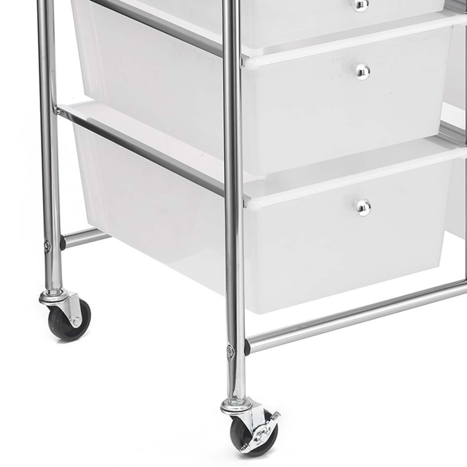 Simply Tidy Clear 12 Drawer Rolling Cart