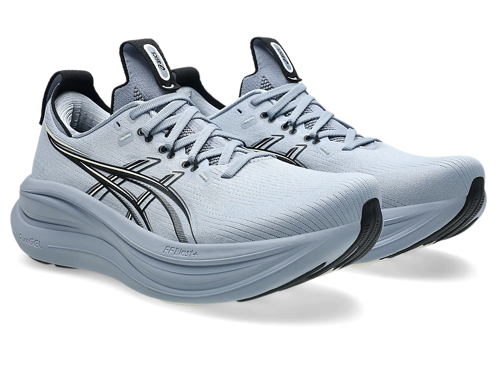 ASICS GEL-NIMBUS 28 Running Shoes Grey Blue/Black 1011C127-402