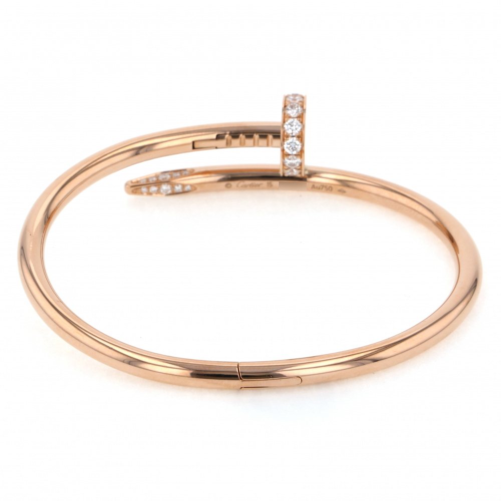 Cartier Juste un Clou Bracelet 18K Rose Gold Diamond