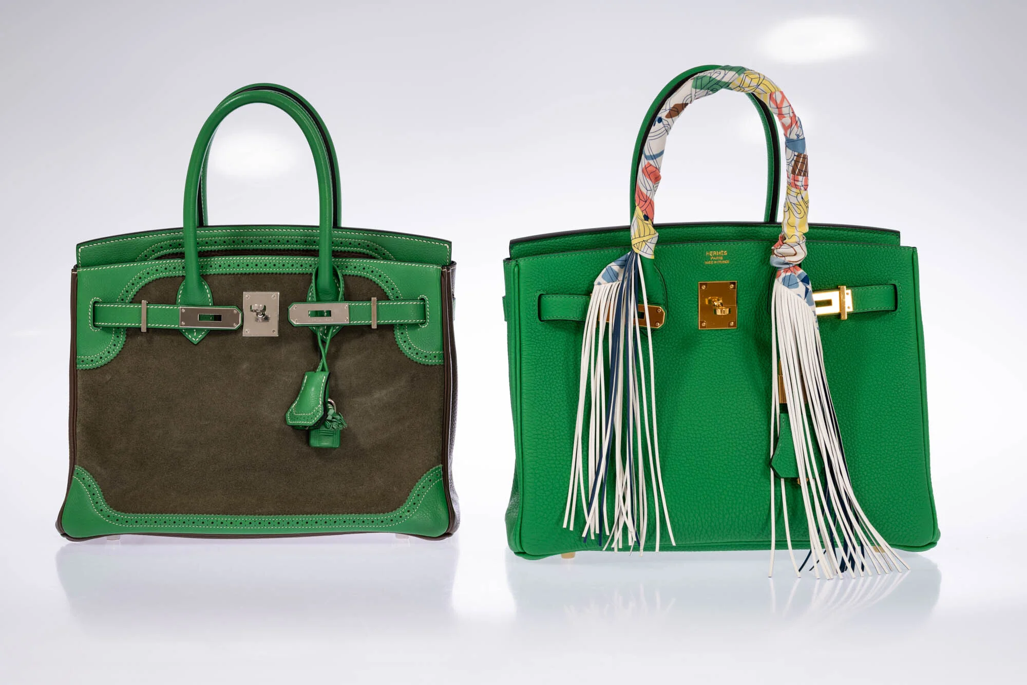Hermès Birkin 30 Bambou Green Togo Gold Hardware