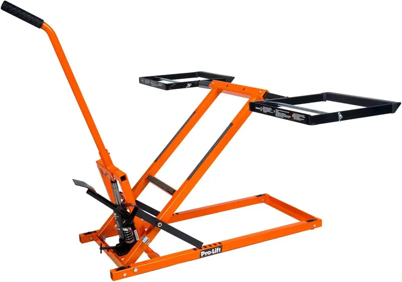 Pro-Lift 350-Lb Capacity Lawn Mower Jack – Heavy-Duty Lift Stand for Zero-Turn and Tractor Mowers