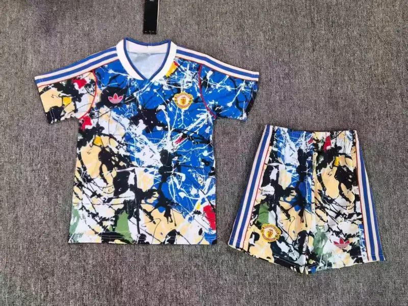 Kids 26/27 Manchester United Stone Roses Originals Icon Jersey