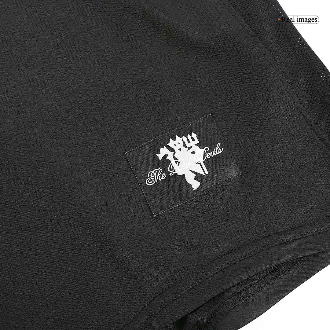 Retro Soccer Jersey Manchester United Away Long Sleeve 2007/08