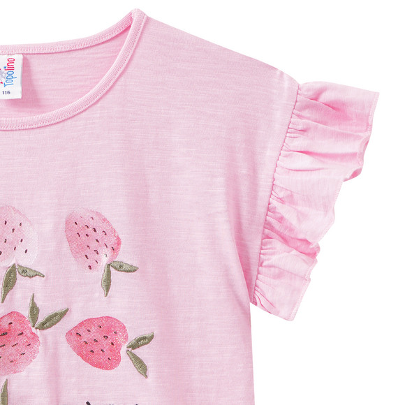 Topolino Mädchen T-Shirt mit Glitzer-Print