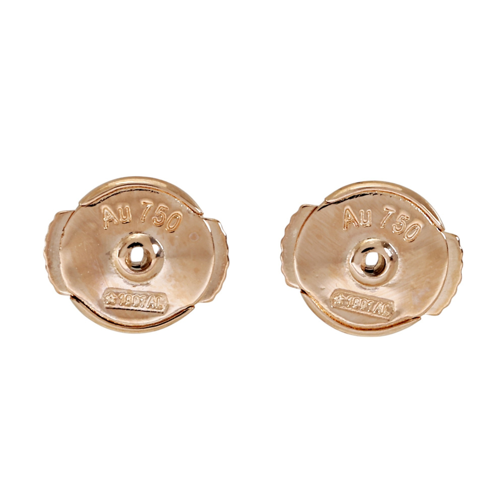 Cartier Juste un Clou Pave Earrings 18K Rose Gold B8301429
