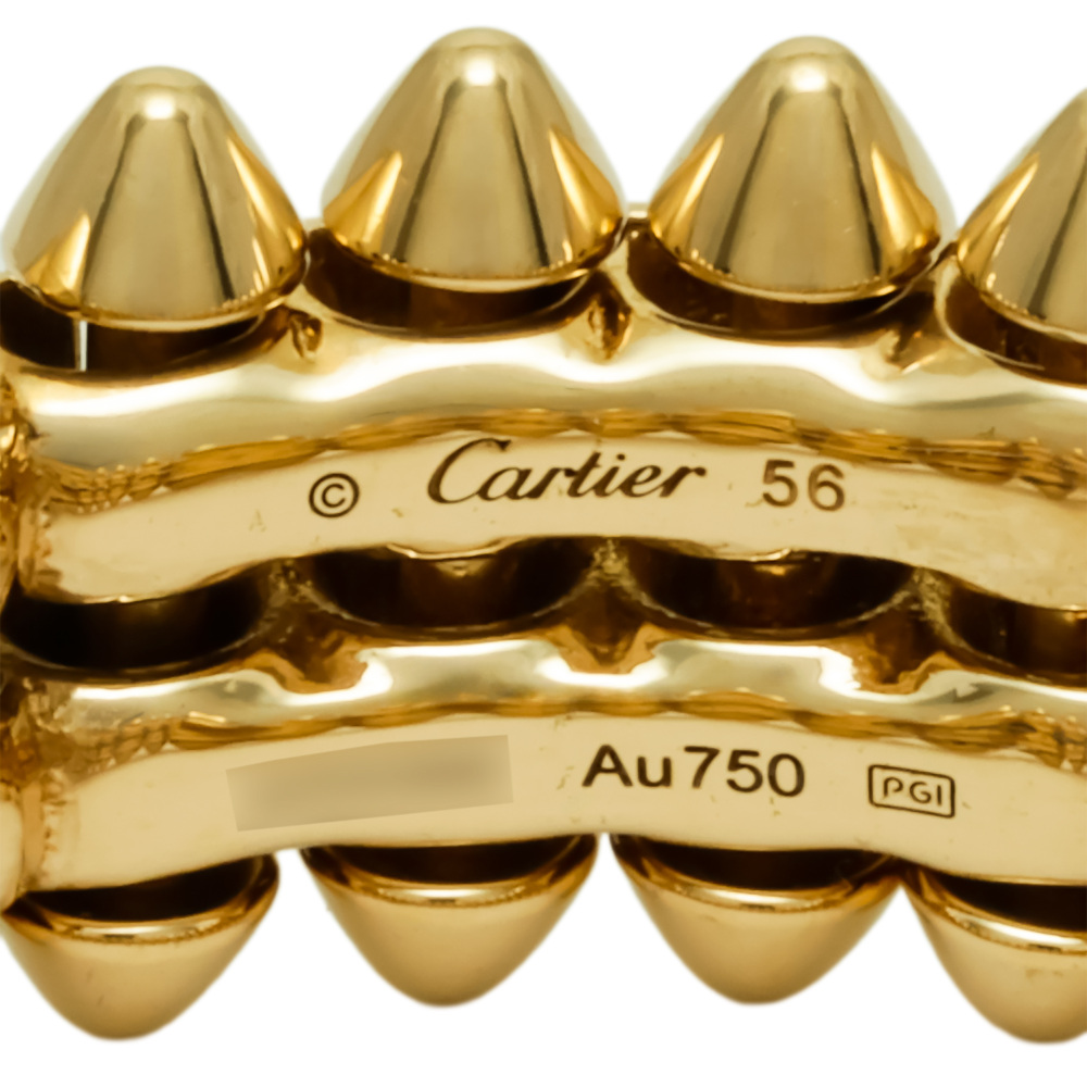 Cartier Crash Ring 18K Yellow Gold B4238300