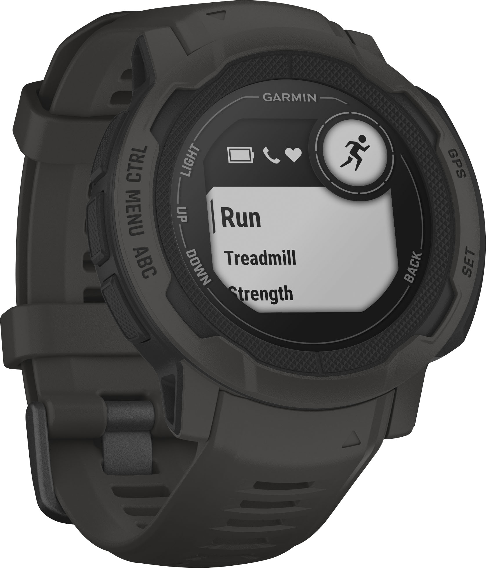 Garmin - Instinct 2 45 mm Smartwatch Fiber-reinforced Polymer - Graphite