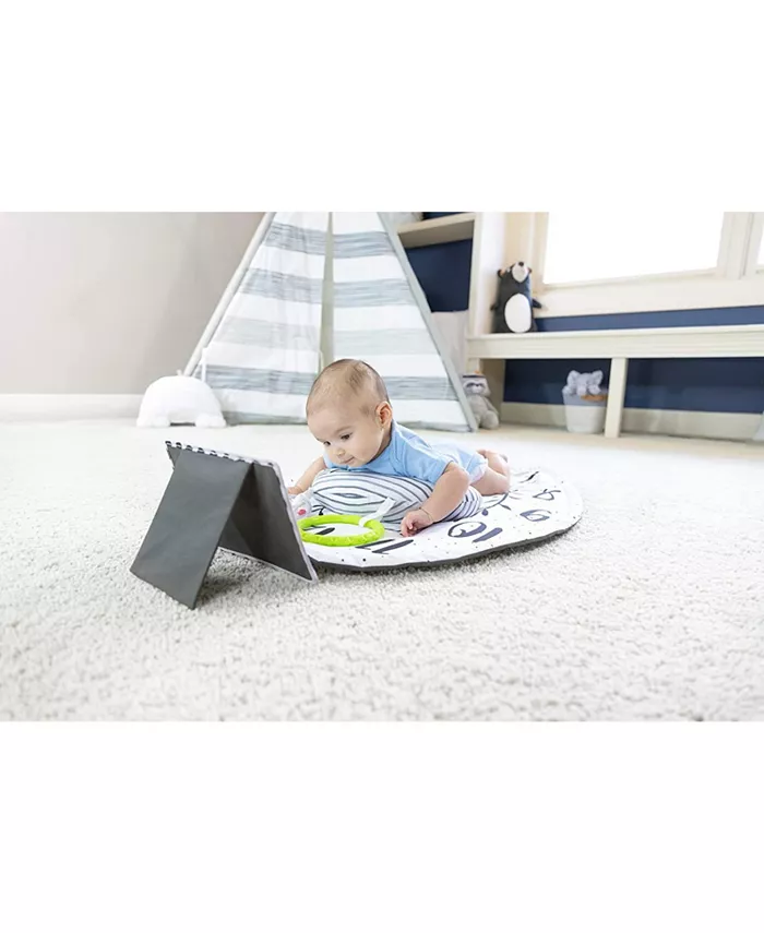 Sassy Baby Sassy Tummy Time Play Mat with Large Mirror and Bolster