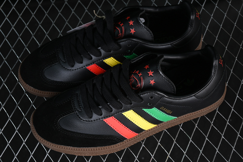 Adidas Samba Vegan Black/Green/Yellow/Red GX2913