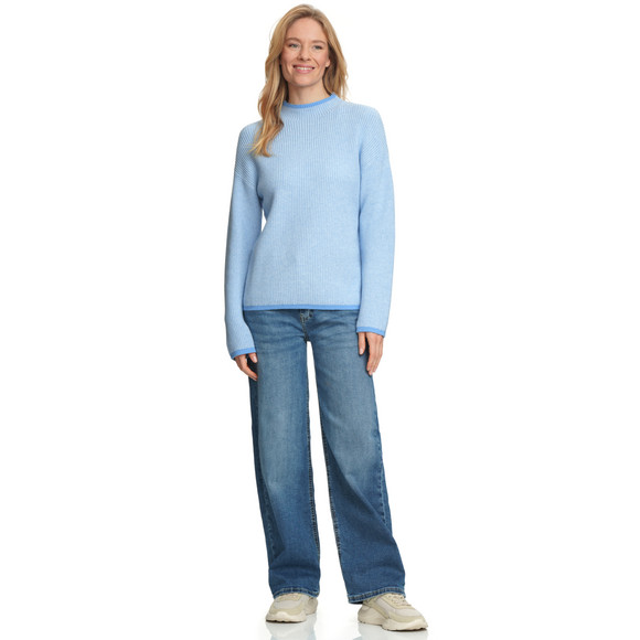 Gina Benotti Damen Strickpullover mit Stehkragen