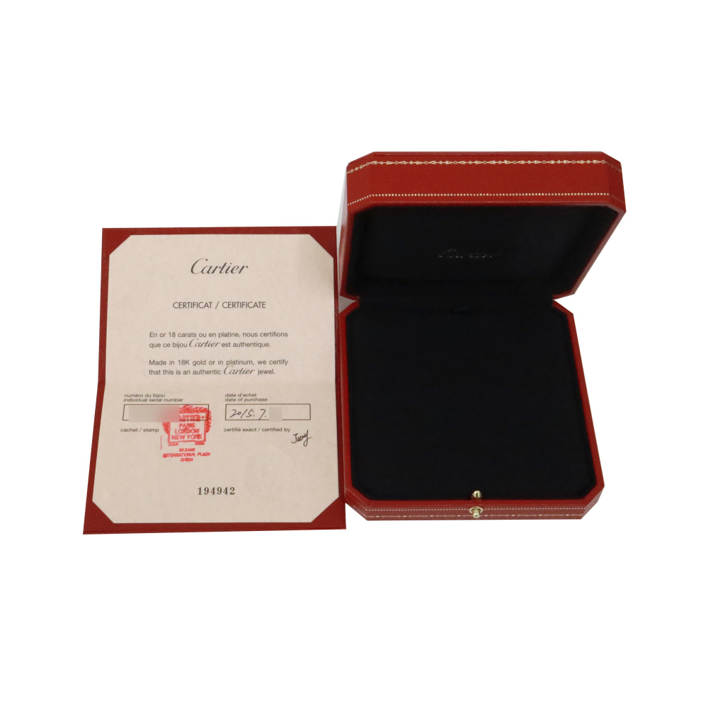 Cartier Trinity Necklace 18K Rose Gold Sapphire B3046000