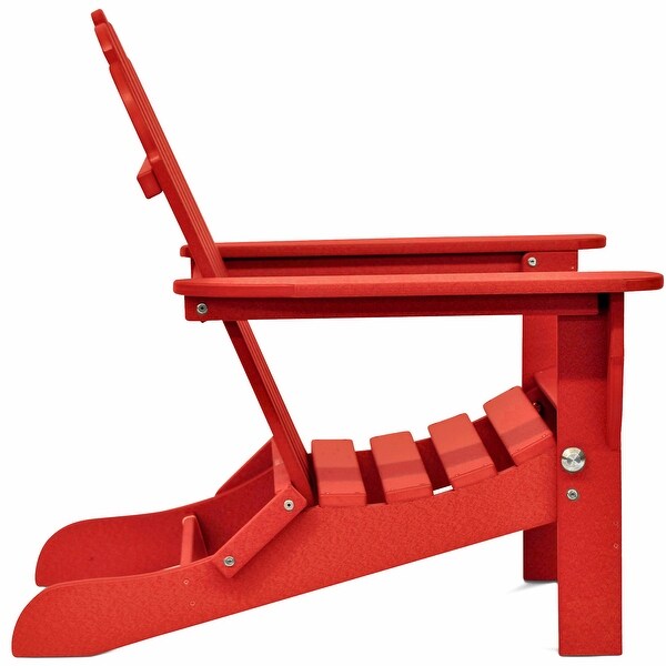 Nelson Recycled Plastic Folding Adirondack Chair by Havenside Home