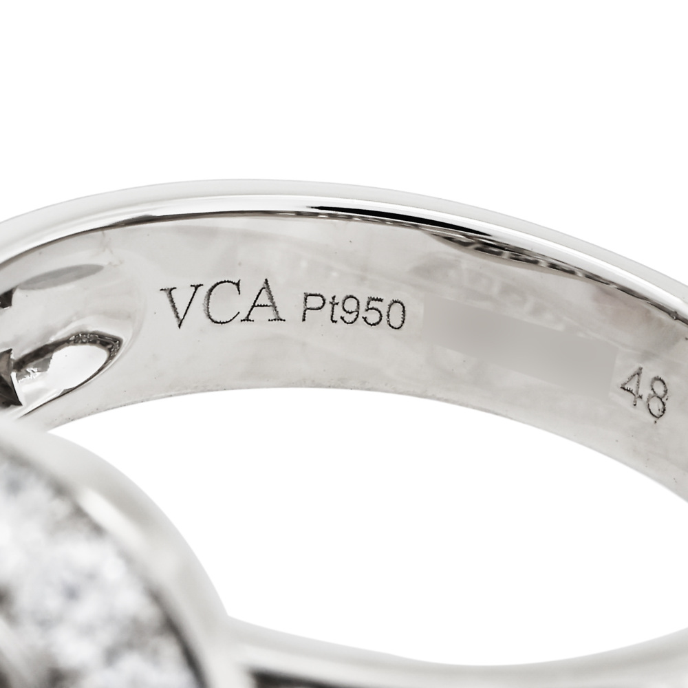 Van Cleef & Arpels Couture Ring Platinum Diamond VCARD37400
