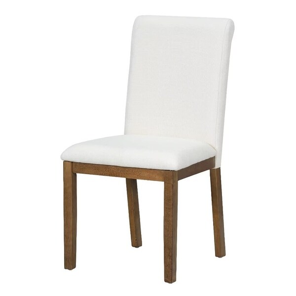 Extendable Dining Table Set,with Removable Leaf and Upholstered Chairs
