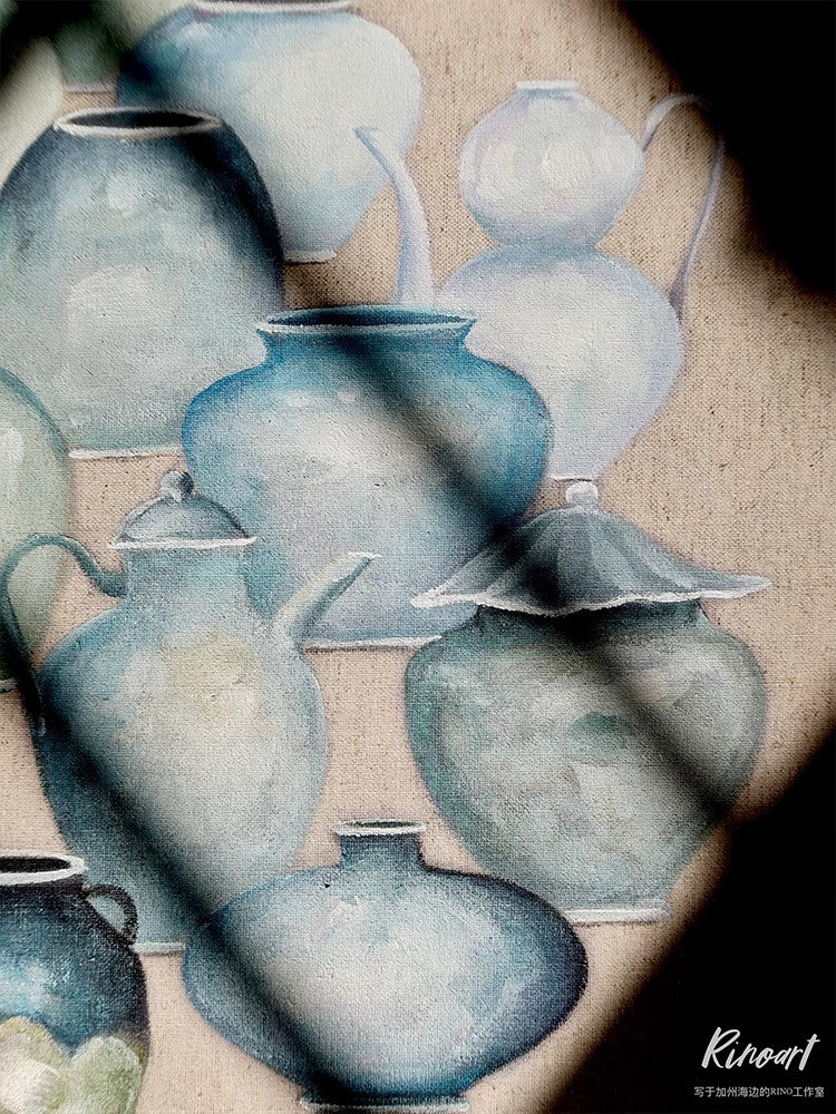 AH029 - Peaceful Art! Modern Morandi 