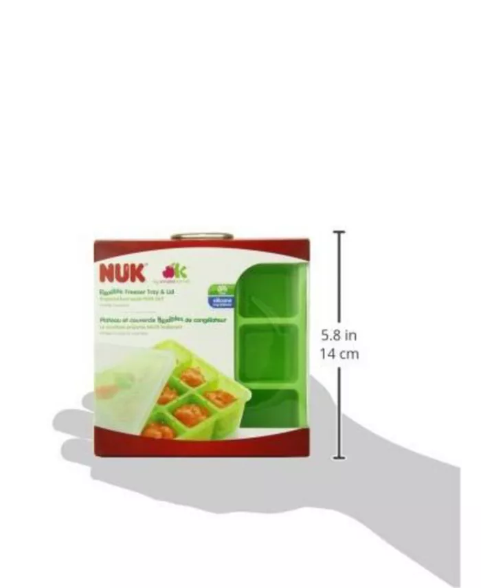 NUK Homemade Baby Food Flexible Freezer Tray and Lid Set