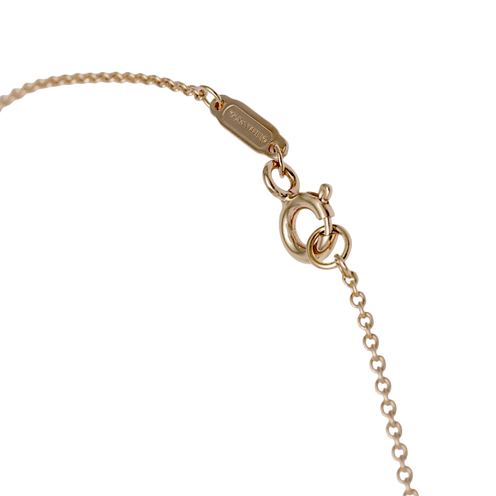 Tiffany & Co. Tiffany T T-circle Necklace 18K Rose Gold Diamond 63843091