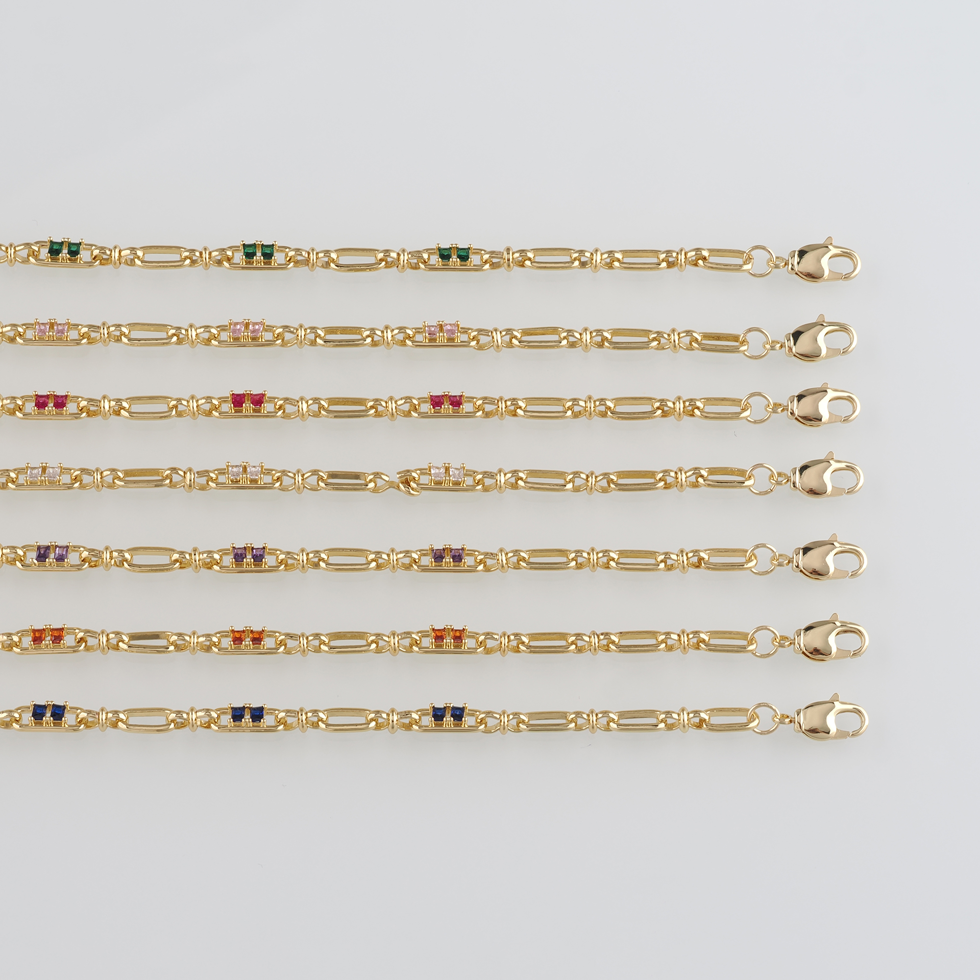 18K Gold Filled Oval Link Chain Bracelet,Cable Chain,Gold Chain Bracelet,Ladies Bracelet,Gift For Her