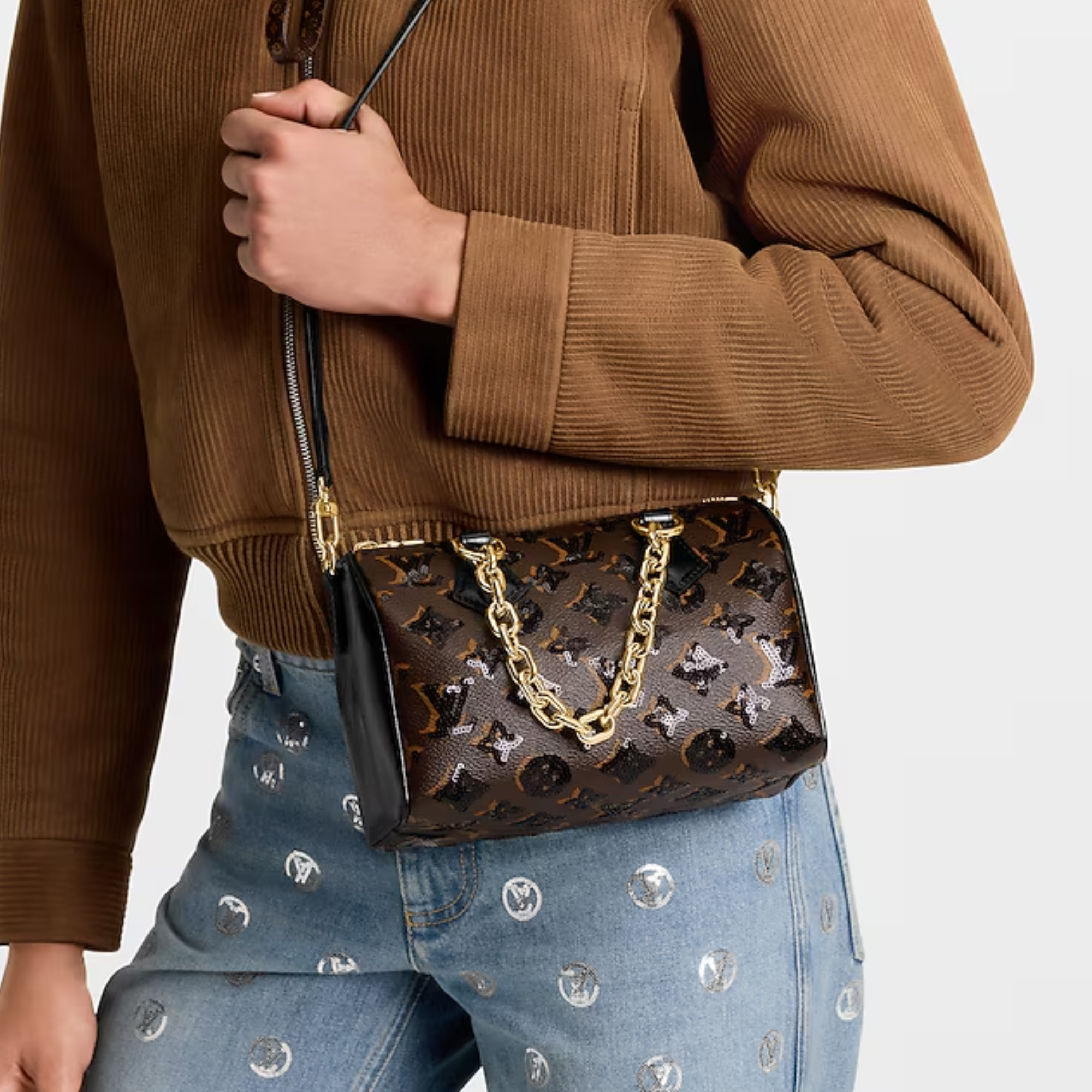 Louis Vuitton Monogram Chain Barrel Bag 21cm/81in M26314