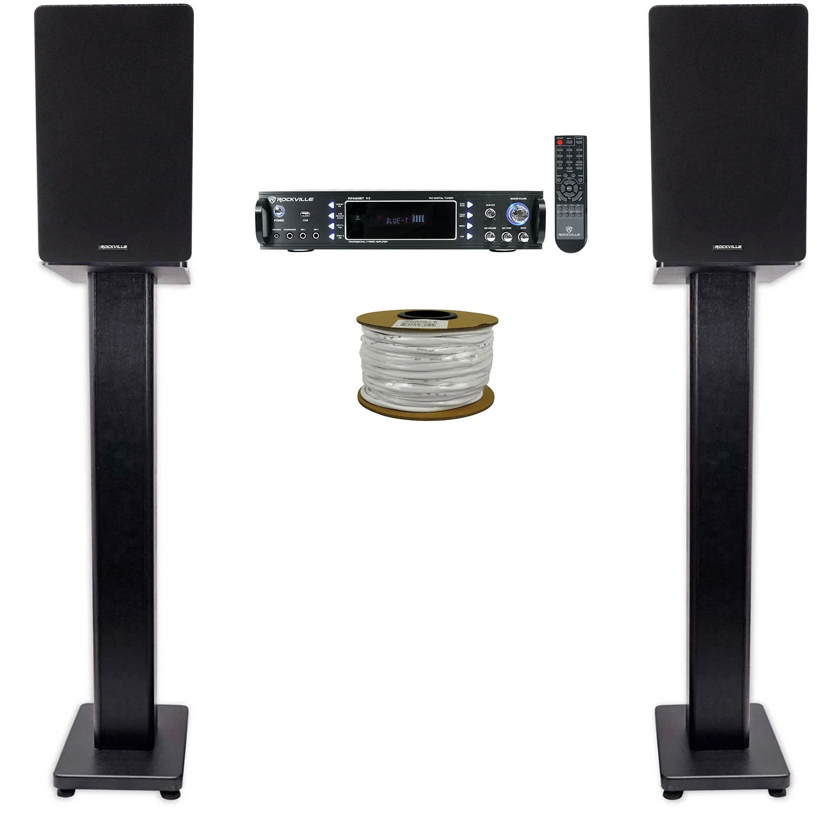 Rockville RPA60BT Receiver+(2) 6.5