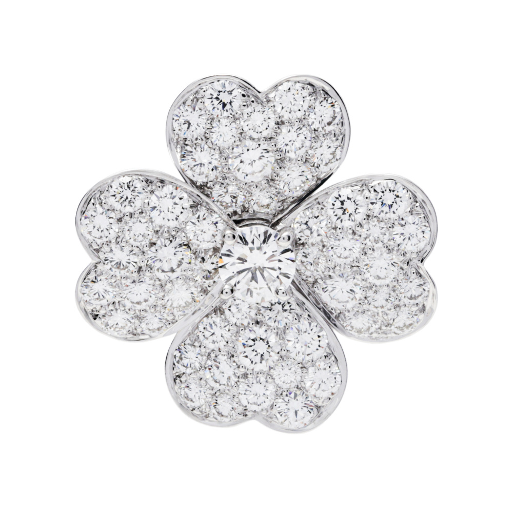 Van Cleef & Arpels Cosmos Accessory 18K White Gold Diamond