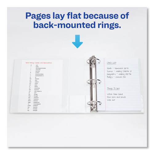 Avery Economy View Binder with Round Rings , 3 Rings, 1